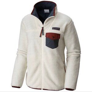 Columbia Sherpa Fleece Zip jacket  New Without Tags!